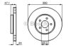 BOSCH 0 986 479 B44 Brake Disc